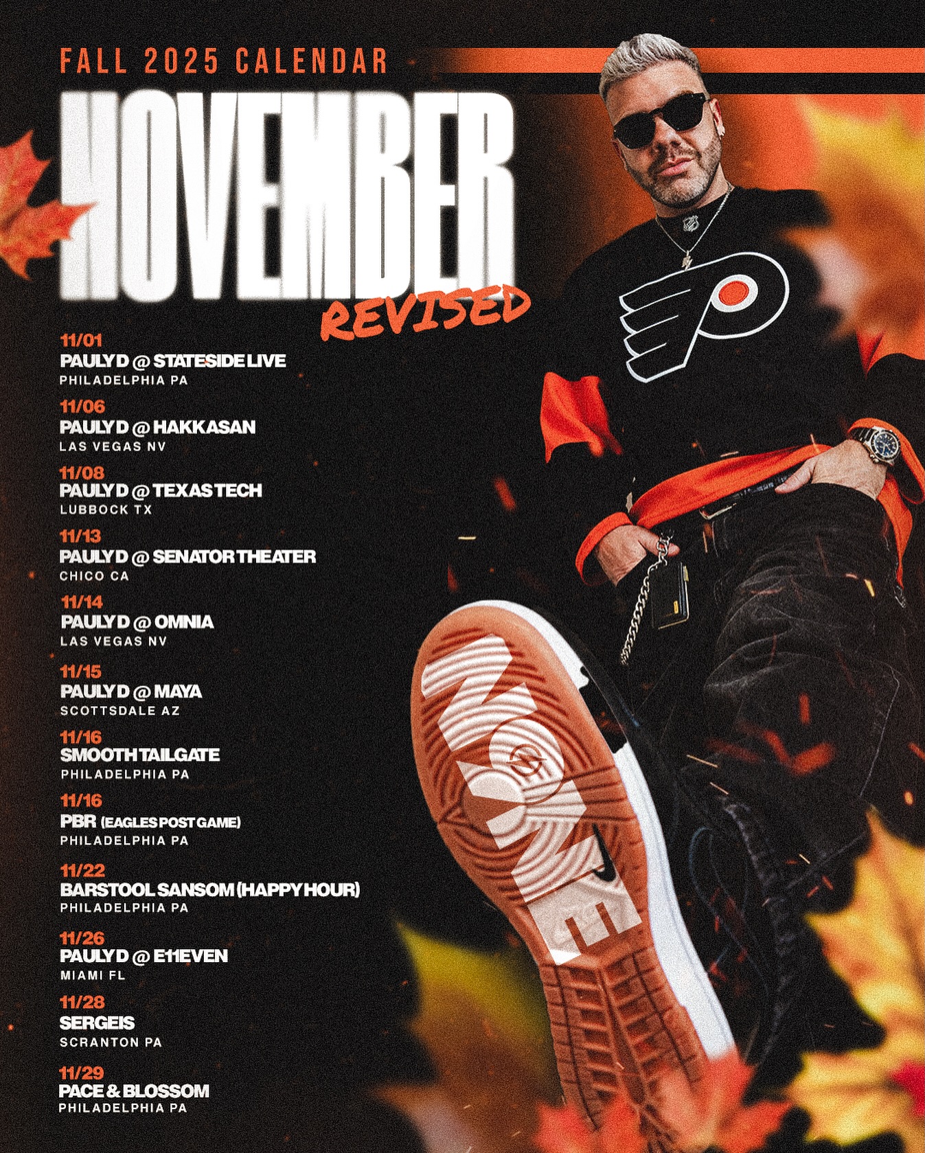 DJ Pauly D Tour Poster 2025